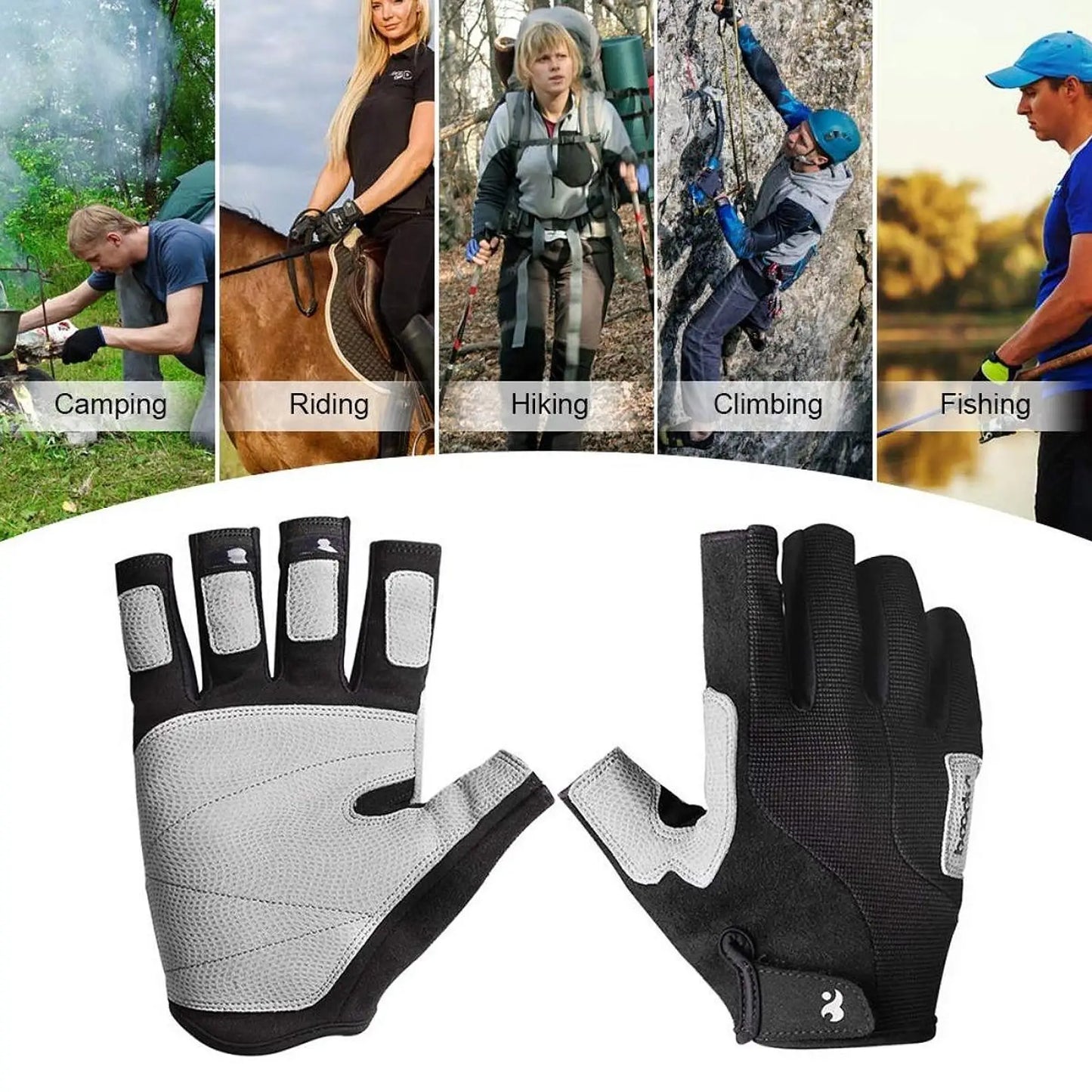 Cycling Gloves Sailing Gloves Lightweight Sports Gloves Climbing Gloves Workout Gloves for Kayaking Fitness Rowing Canoeing