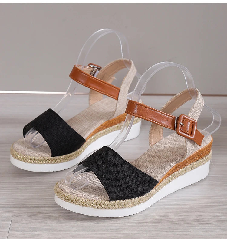 Fashion Shoes Sandals Women Wedge Sandals For Women Casual Women's Sandals Elegant Soft Female Zapatos De Mujer Footwear