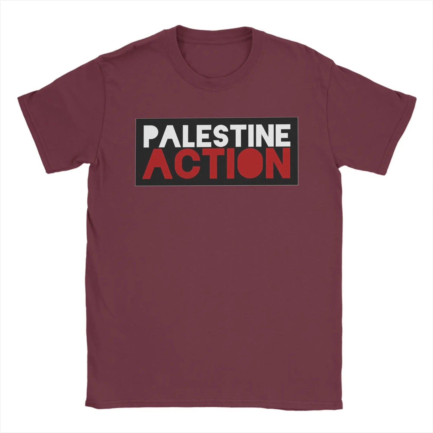 Palestine Action Palestinian T Shirt Summer  100 Cotton T-Shirts For Man Novelty Casual Tee Shirt Short-Sleeve Vintage Tops