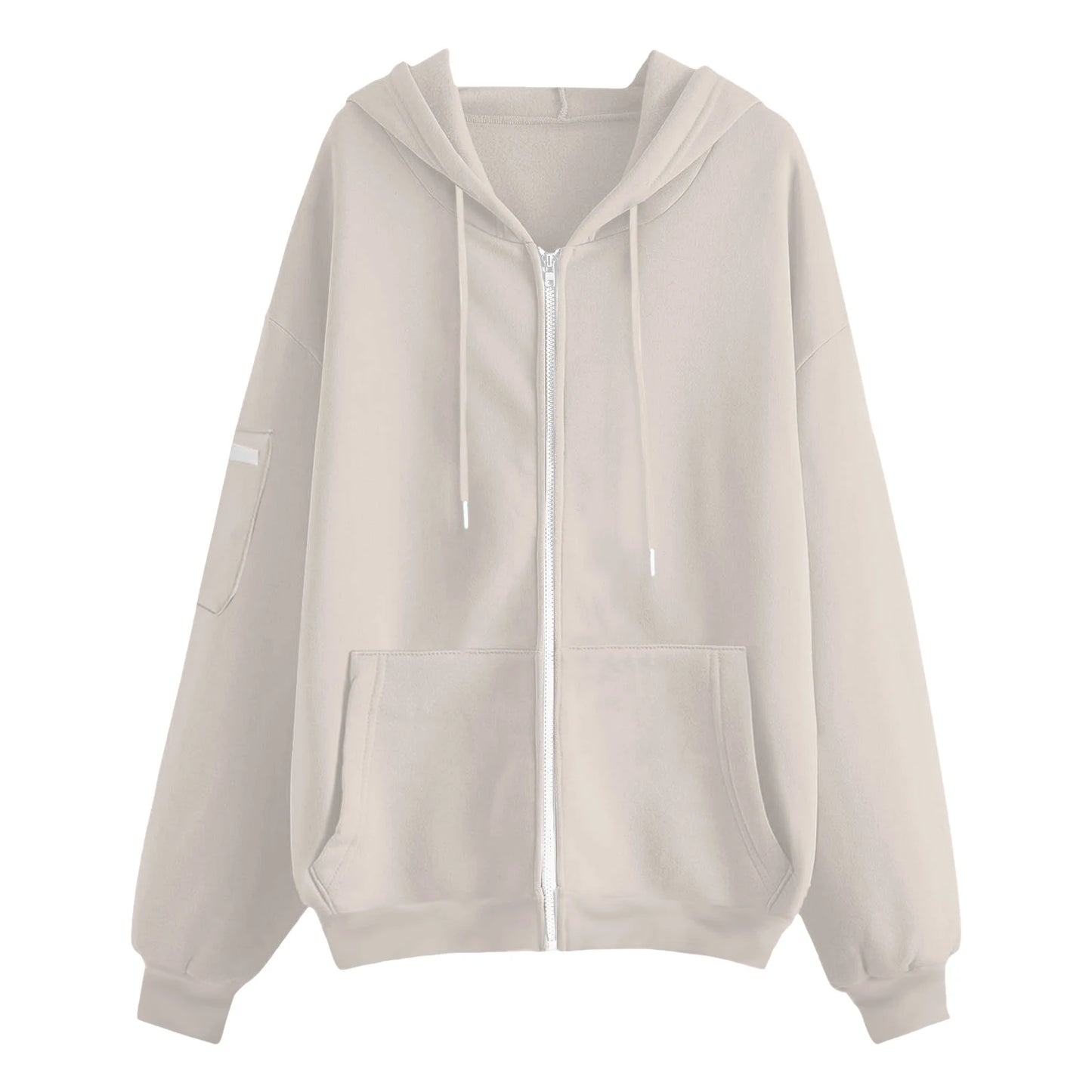 Oversize Hooded Sweatshirt Women With Eye Mask Solid Color Loose Casual Hoodies Sport Running Plus Size Sweatshirt Pullover