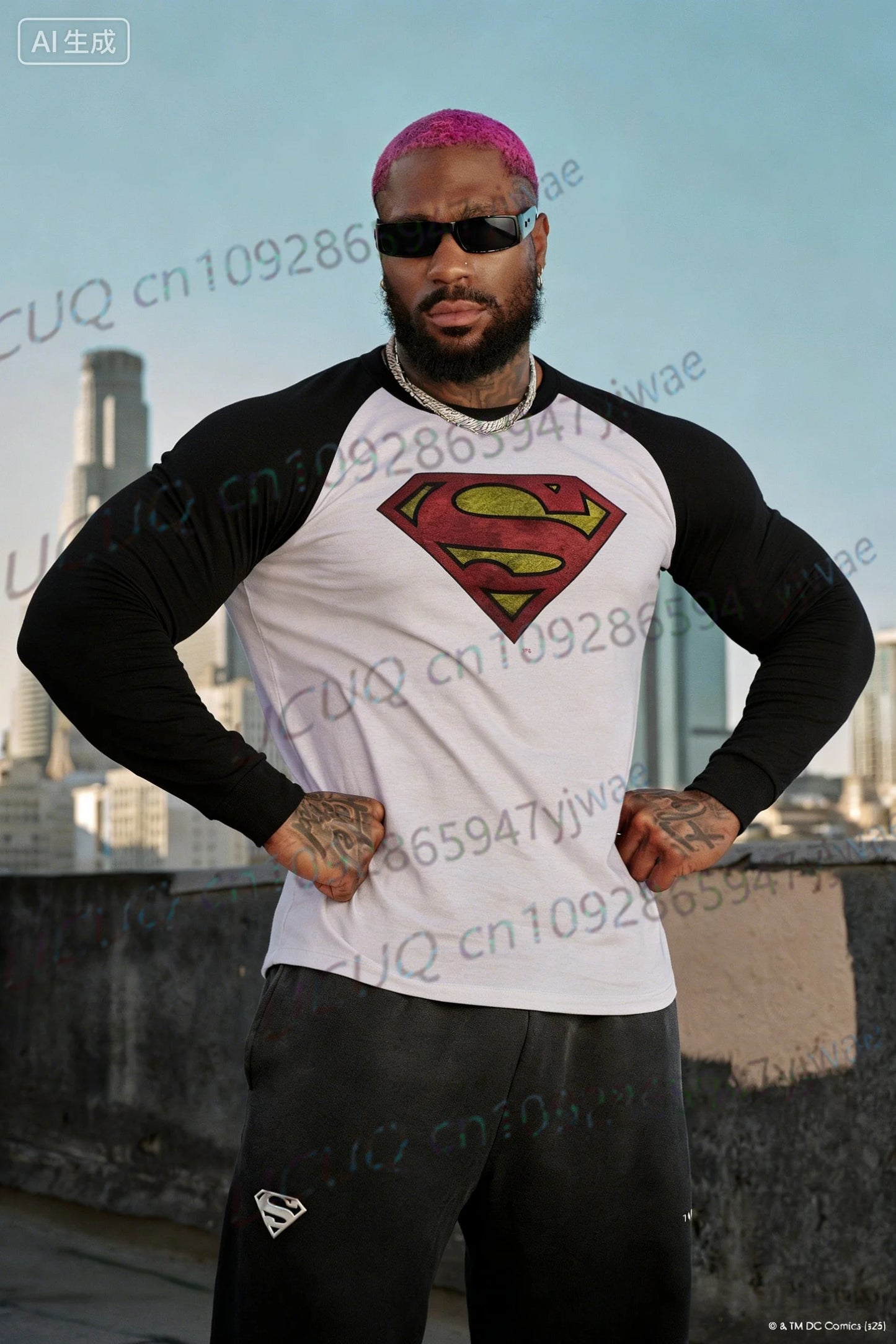 SUPERMAN Limited Edition Men's Fitness Jersey Gym Running Sport Bodybuilding Clothing Male Casual Long Sleeve AbsorbSweat Tshirt