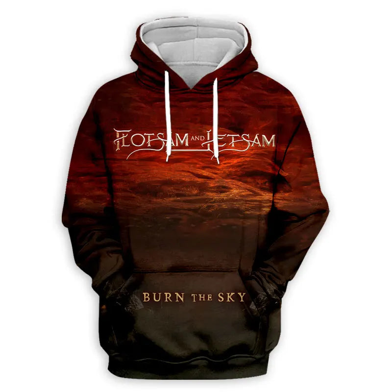New Fashion Women/Men's 3D Print  Flotsam and Jetsam Rock  Hoodies Hooded Sweatshirts Harajuku Hoodie Sweatshirts Tops Clothing