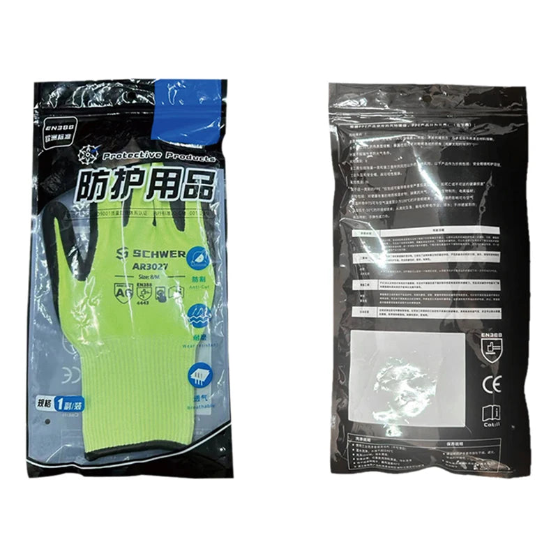 Steel-Wired A6 Gloves Provides anti-cut and anti-stab feature; Non-Slip and Resistant to Wear