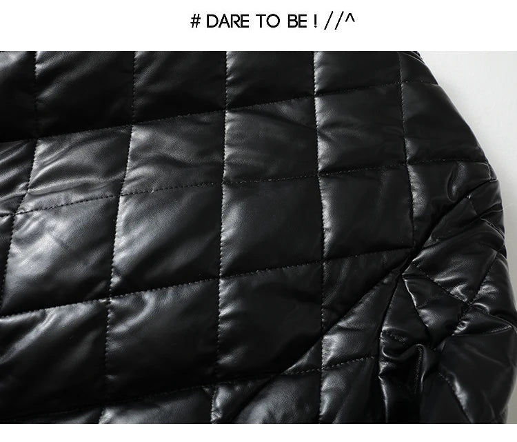Julypalette 90% White Duck Down Real Sheepskin Jackets Black Casual Women Winter Zipper Lambskin Leather Warm Coats Size M-5XL