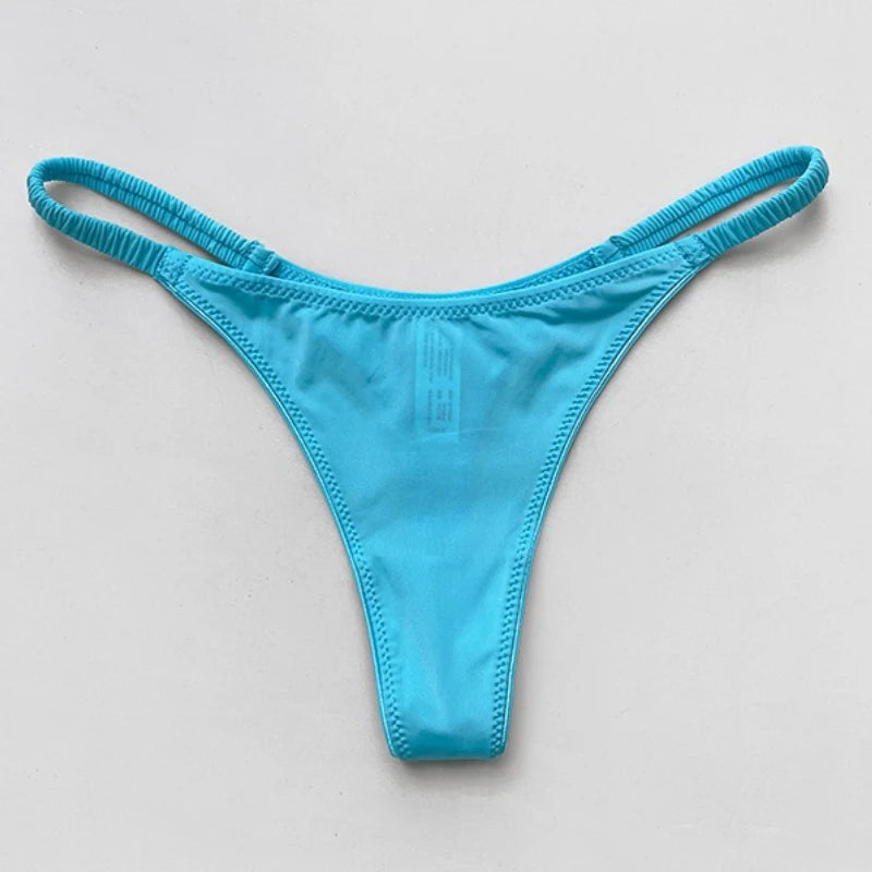 Lingerie Sexy G Strings Low-Rise Thong Panties Female Sexy Underwear Women Seamless Low Thongs Women Sexy Beach Style