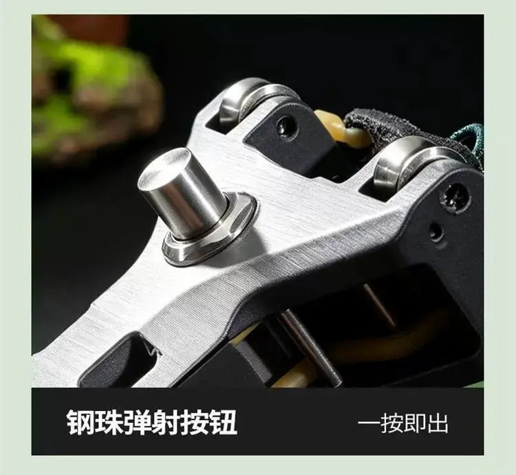Automatic Slingshot Adult Outdoor Shooting Competition Specialized Slingshot Toy HALF METAL HALF PLASTIC 3D Print Sling Shot