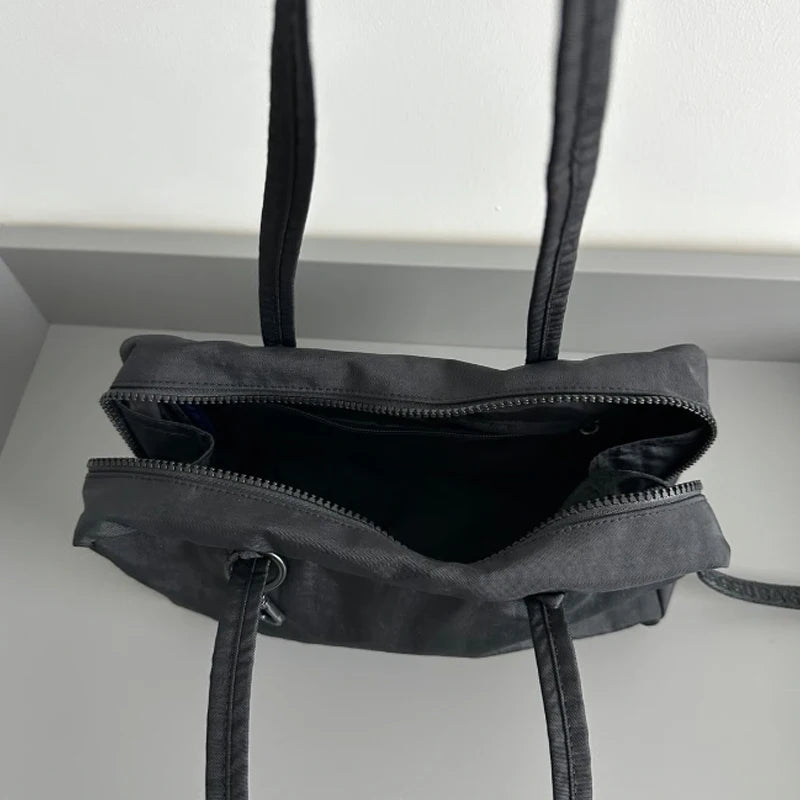 Casual Bowler Bags For Women Luxury Designer Handbags And Purses 2026 New In Polyester Circular Ornament Underarm Cloth Shoulder