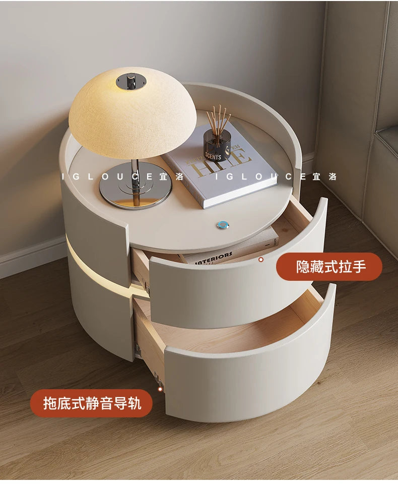 Nightstands Room Cool Stuff Bedroom Multifunction Bedside Table Chest Drawers Home Wood Nordic Cabinet Mesa Bedroom Furniture