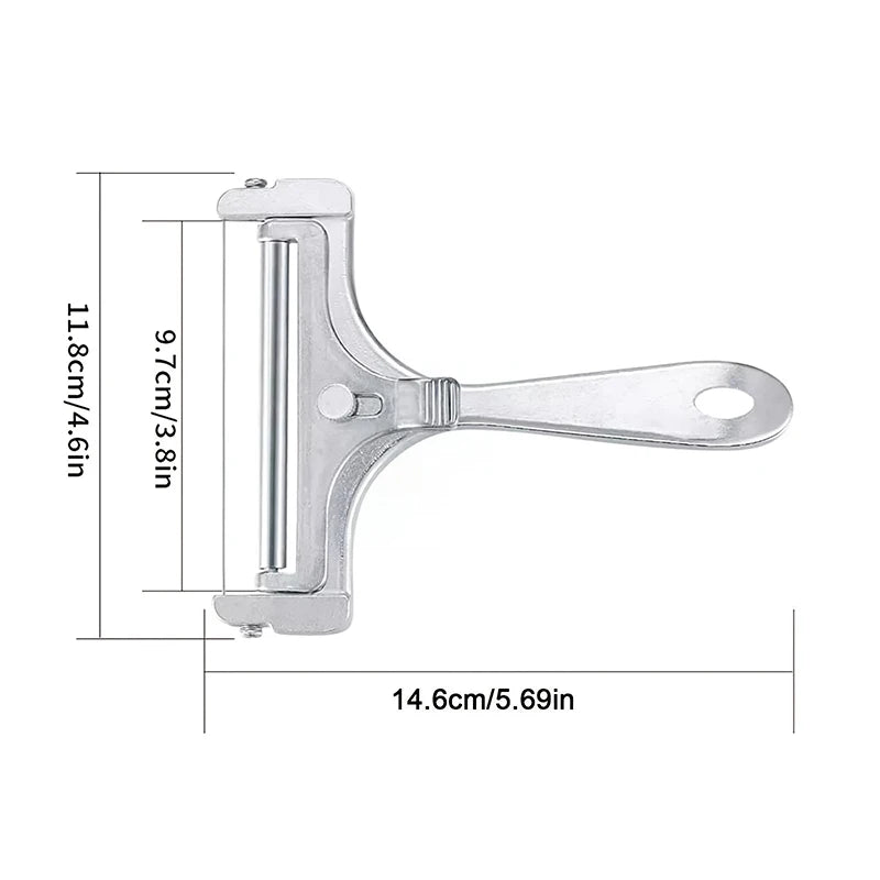 Cheese Slicer Cheese Scraper With Adjustable Thickness Butter Cheese Shaver Butter Slicer Multi-purpose Kitchen Tool