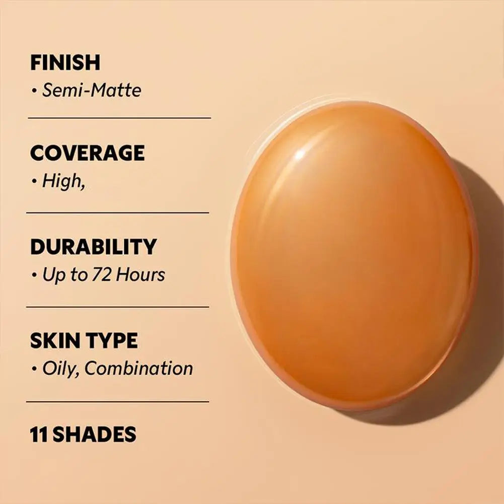 BARVENA Oil Control Air Cushion Regulates Sebum Secretion Conceals Imperfections High Coverage Yet Natural Look For All Day Wear