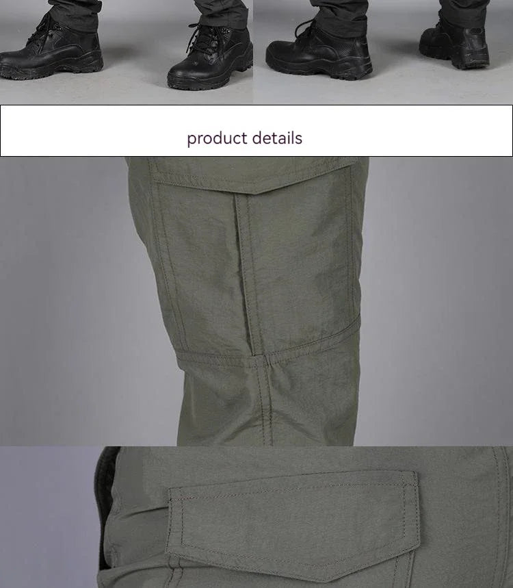 Summer Cargo Pants Men Army Military Tactical Jogger Trekking Hiking Mountain Work Tourism Trousers Streetwear