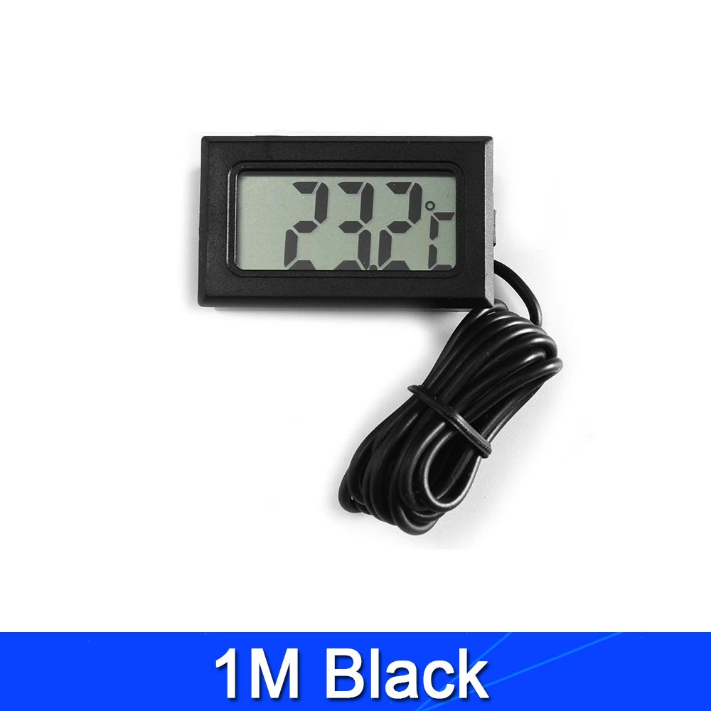 LCD Digital Thermometer For Freezer Temperature -50~110 Degree Refrigerator Fridge Thermometernd Outdoor Waterproof Probe