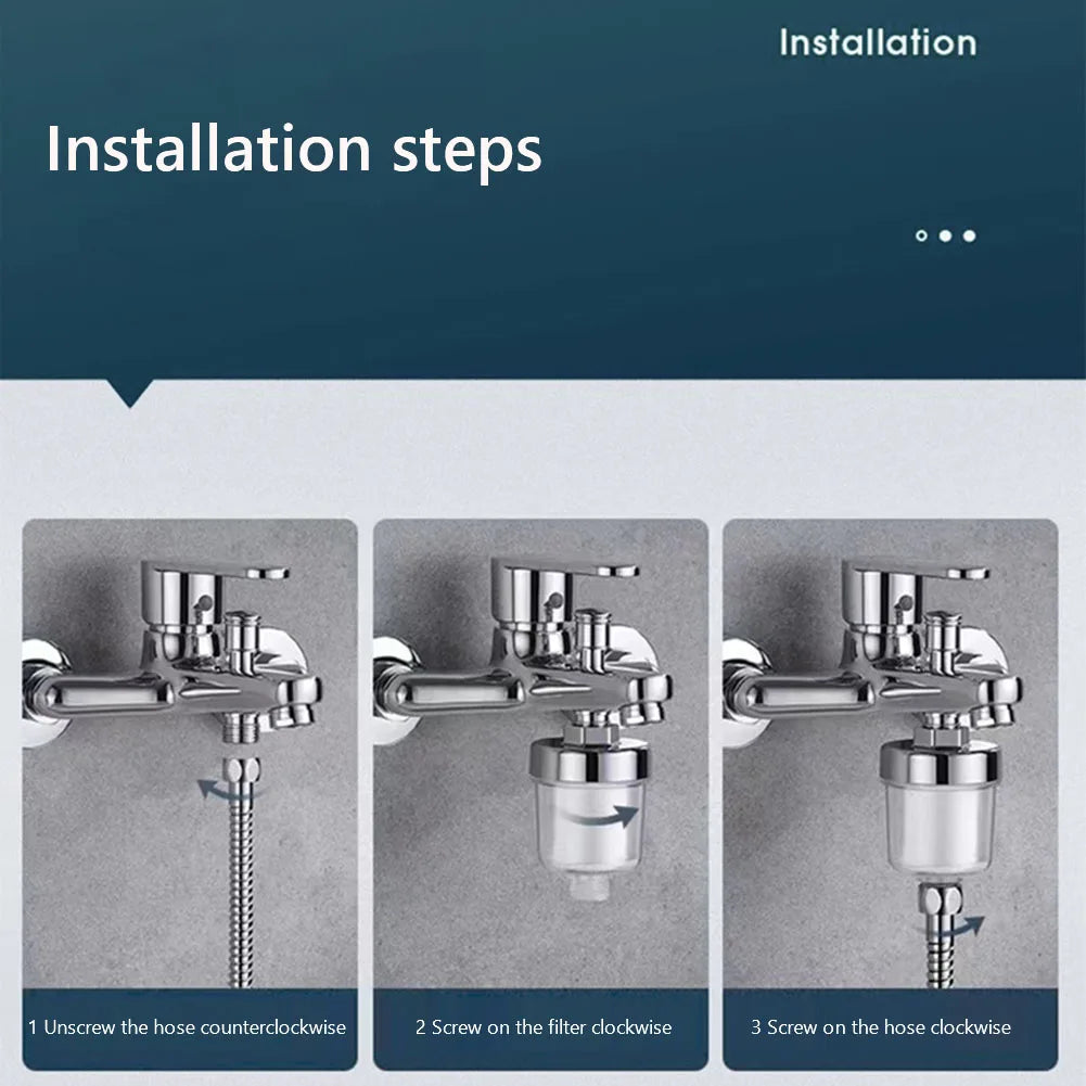 Water Outlet Purifier Kits cocina Universal Faucet Filter For Bathroom Shower Household Filter PP Cotton High Density Practica