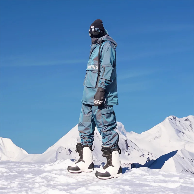 Ski Suit Set for Men and Women Windproof, Waterproof, Warm Jacket and Pants Complete Set of Snowboarding Gear High Quality