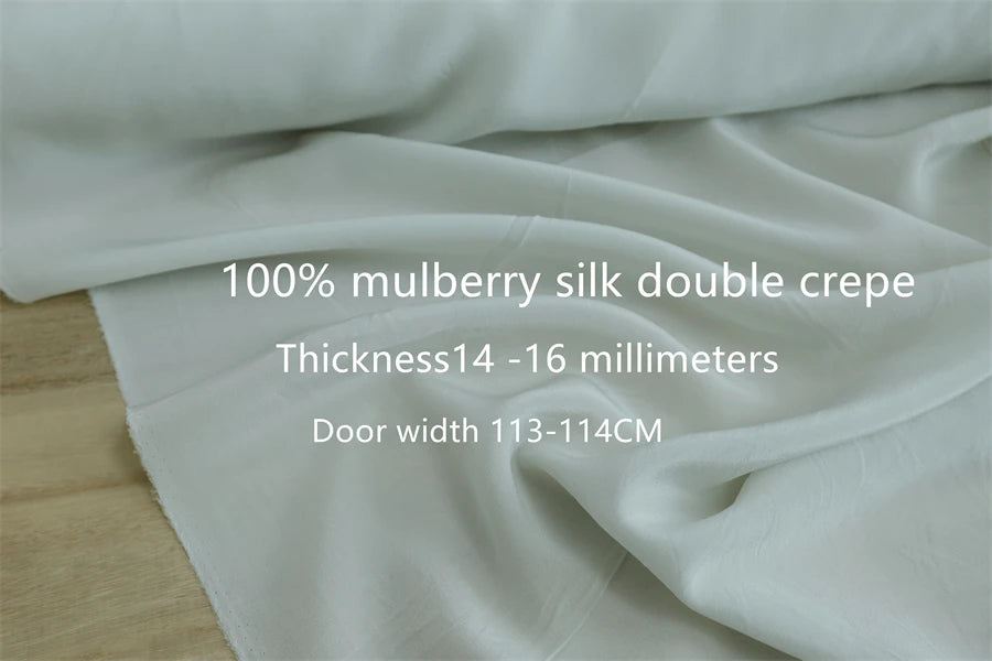 Pure silk shirt clothing fabric wide silk crepe silk fabric crepe dress special offer100% pure silk crepe 25 color selection