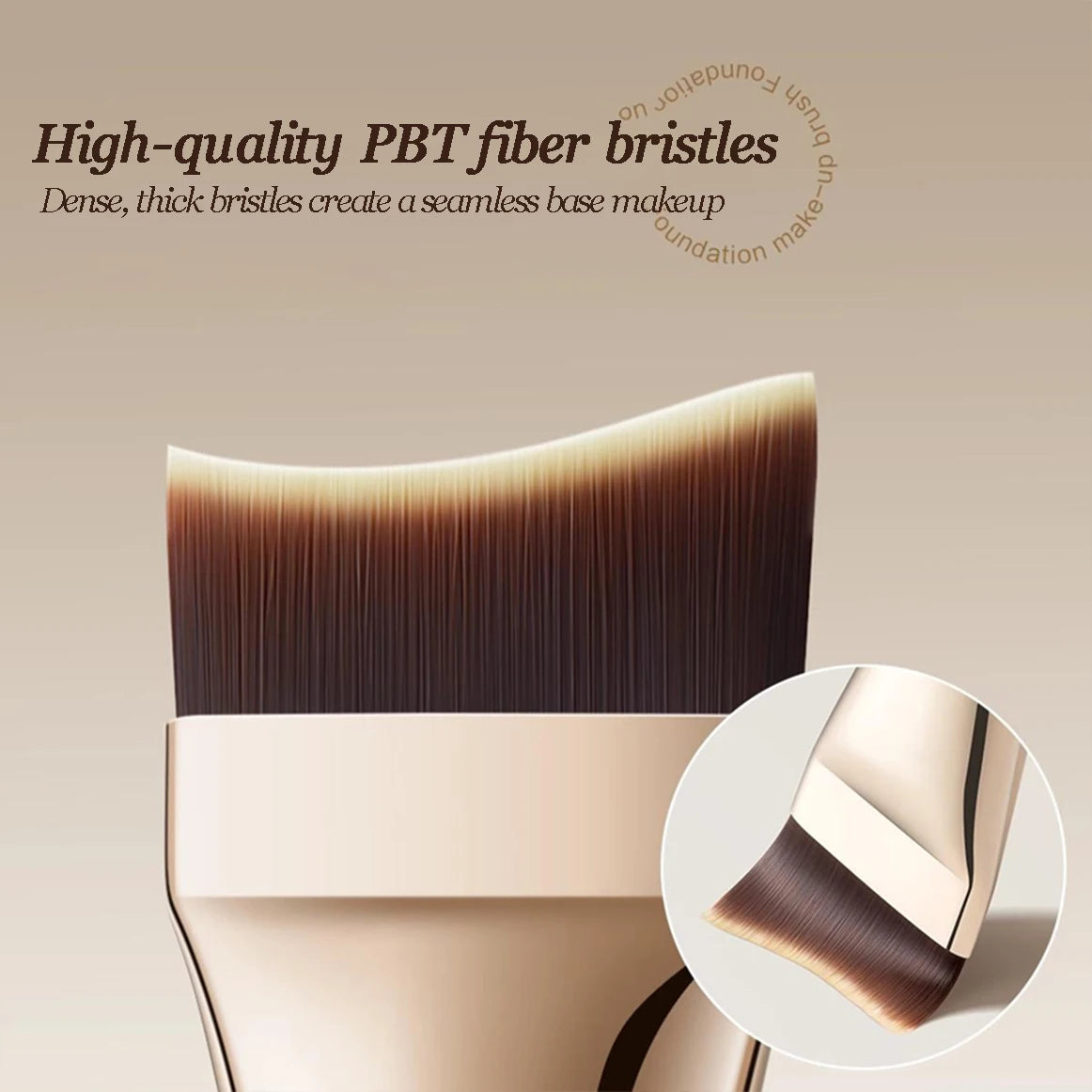 Curved Ultra Thin Foundation Brush Blade Fine Angle Flat Concealer BB Cream Brush Under The Eyes Place Precise Detail Brush