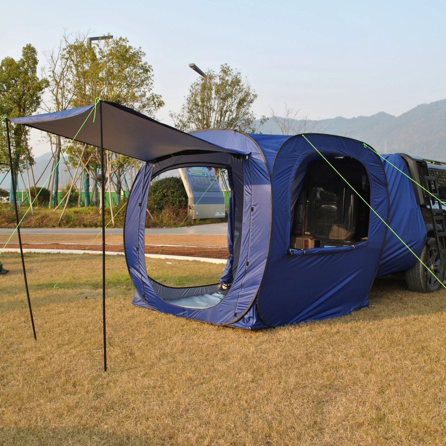 Car Rear Automatic Tent, Car Tailgate Tent,Pop Up Car Rear Tent, SUV Tents Car Tents for Campers Multipurpose Truck Tent