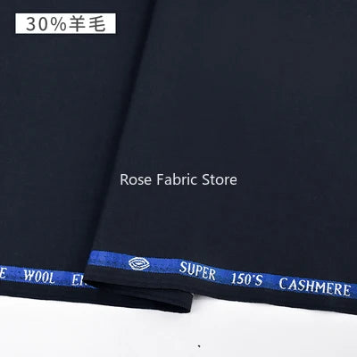 1 Meter 30% Woolen Twill Suit Fabrics Worsted Spring Summer High End Fabric Sewing Blazer Suit Handcrafts Anti Wrinkle Serge
