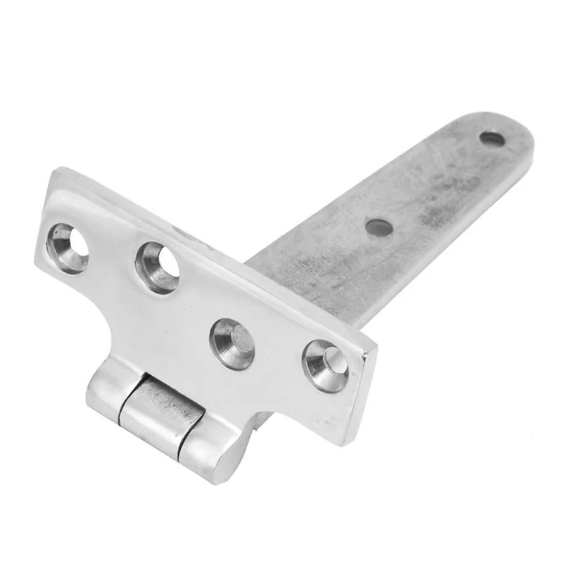 ABGE-Home Door Gate Parts Door Hinge T Type Hinge Gate Butt Hinge Thickened Stainless Steel T Type Hinge 151X75x4.5 Mm
