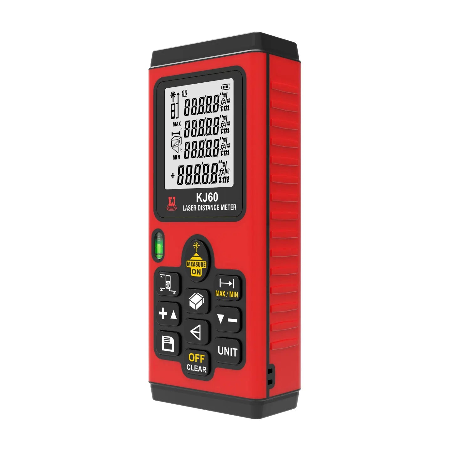 Digital Laser Distance Meter with 10 Group Memory, Continuous Measurement, Delay Start Function