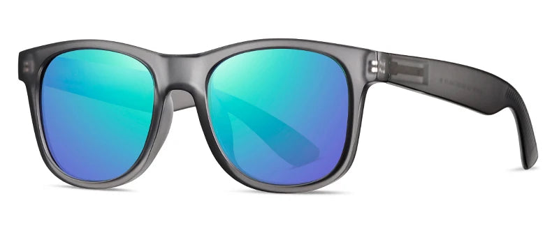 Peekaboo outdoor polarized sunglasses fashion men driving square sun glasses uv400 male travel accessories 2025 brown green