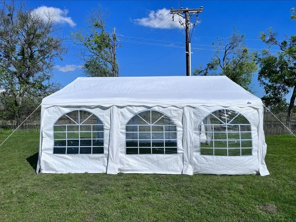 20'x20' Budget PE Tent Including Free (2) Long Bags for Parties, Canopy Carpas para Fiestas,Wedding Party Tents, Customized