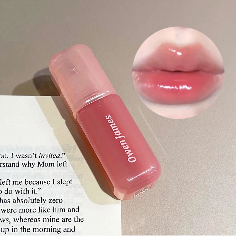 Glossy Non-stick Cup Lip Gloss Long Lasting Cheek Mud Lip Plumper Tinted Lip Lipstick Lip Makeup Cosmetics