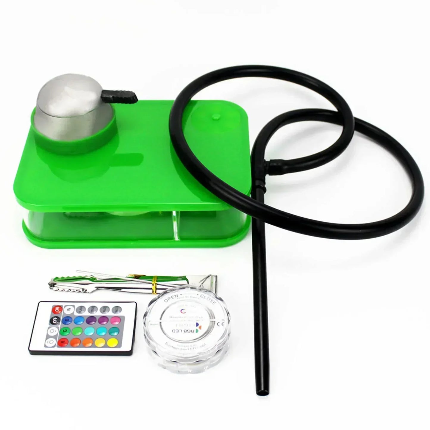 Water Cigarette Finished Set Acrylic Colour Box Water Cigarette Water Pipe Chicha Hookah Kit Accessories Smoking  Acrylic Shisha