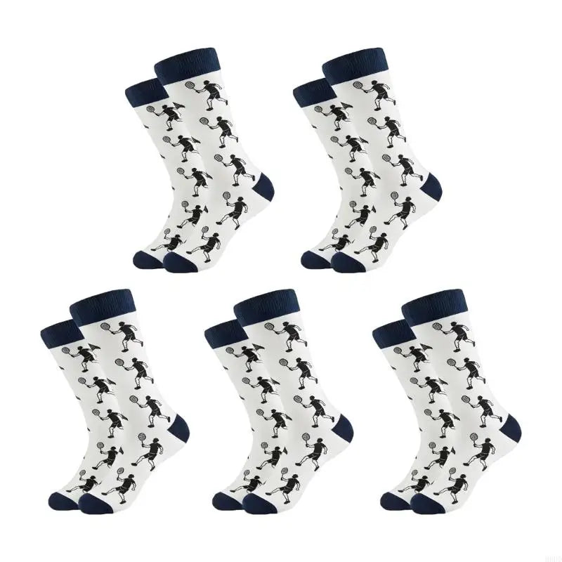 5 Pair Practical Breathable Sock Football Stockings Suitable for Reduce Fatigue and Improve Athletic Performances 69HD