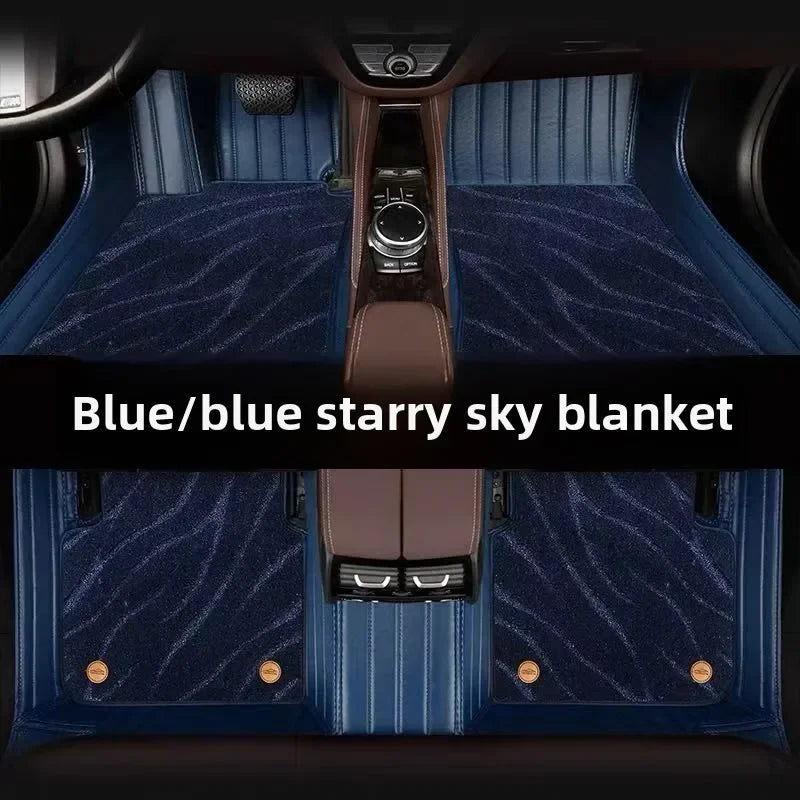 Starry Sky Carpet Car Foot Mat Special Car Customization Five Seat Full Set Full Surround Velvet Foot Mat