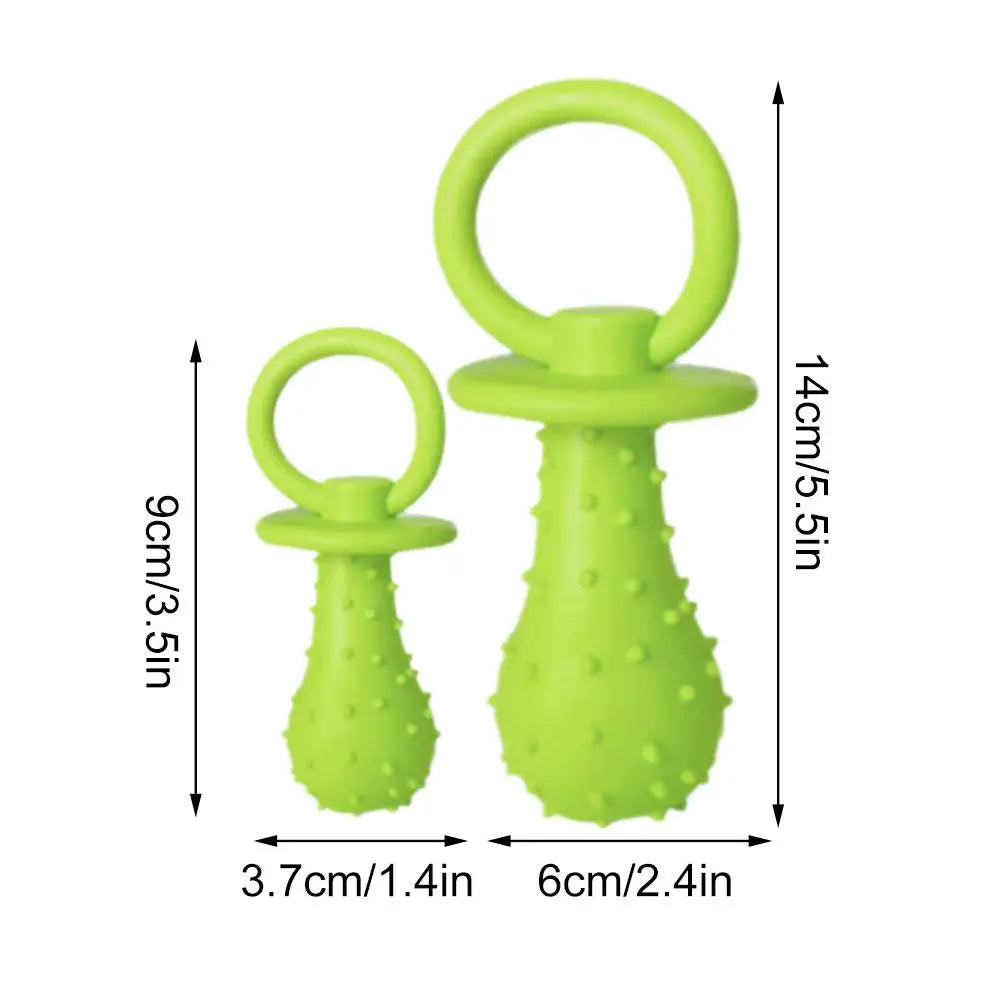 Pet Pacifier Rubber Toys Small Dogs Rubber Resistance To Bite Toy Dog Cat Chew Toys Pet Supplies Perros Accesorios