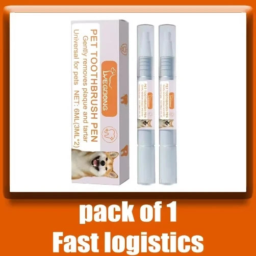 Pet Dental Pen dog Toothbrush Pen Teeth Cleaning Tool Fresh Breath Tooth Whitening Tartar Remover cat Oral Care pet supplies