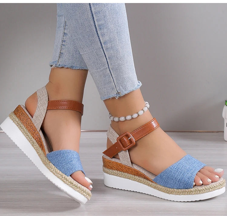 Fashion Shoes Sandals Women Wedge Sandals For Women Casual Women's Sandals Elegant Soft Female Zapatos De Mujer Footwear