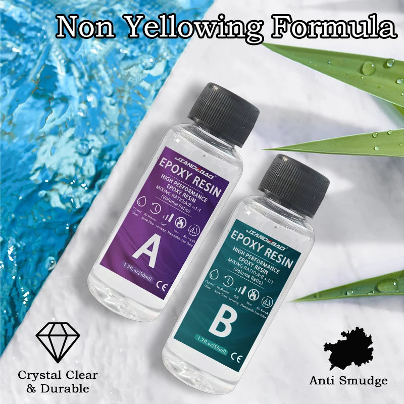 Epoxy Resin AB Glue - High - Strength Adhesive for Metal, Wood, Plastic & More | Quick Drying, Suitable for DIY & Repairs