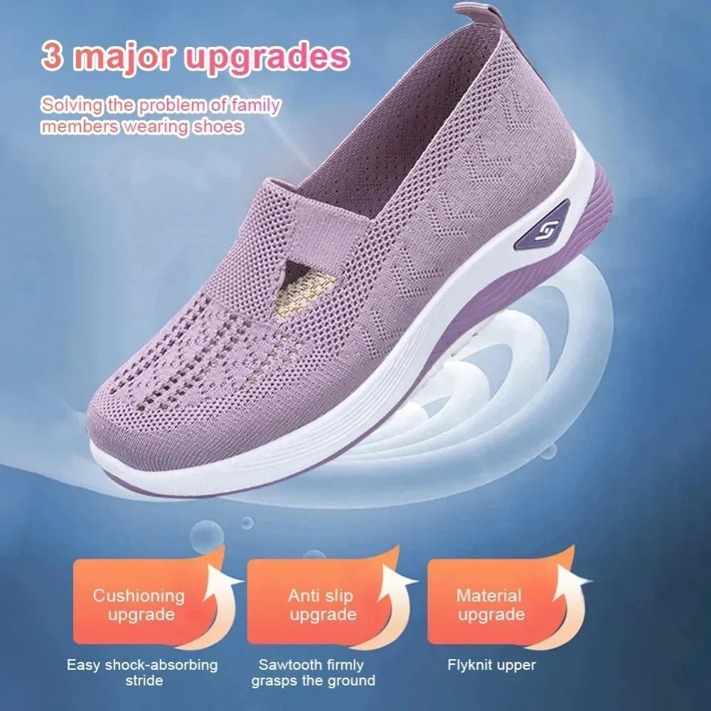 ~New Summer Barefoot Walking Shoes for Women Mesh Breathable Comfortable Orthopedic Shoes Non Slip Sneakers with Arch Support