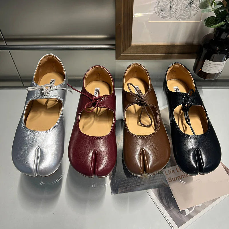 new Footwear Butterfly-Knot Ladies Flats Slip On Shoes Casual Female Soft Fashion Strange Toe Women Flats With Shoes