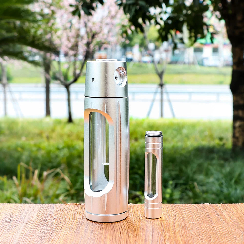Handheld Smoking Pipe Grass Hookah Set with Dry Burning Glass Tobacco Bowl Cigarette Filters Shisha Pipes Smoke Accessories