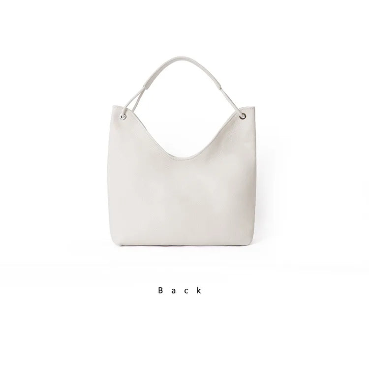 Ladies Handbag Female Bucket Bag Women Shoulder Bag Travel Bag Split Leather Bucket Bag Large Soft Leather Casual Tote