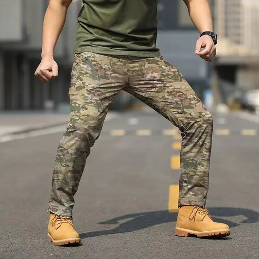 New Men's Spring and Autumn Comfortable Breathable Durable Waterproof Outdoor Sports and Leisure Classic Work Pants