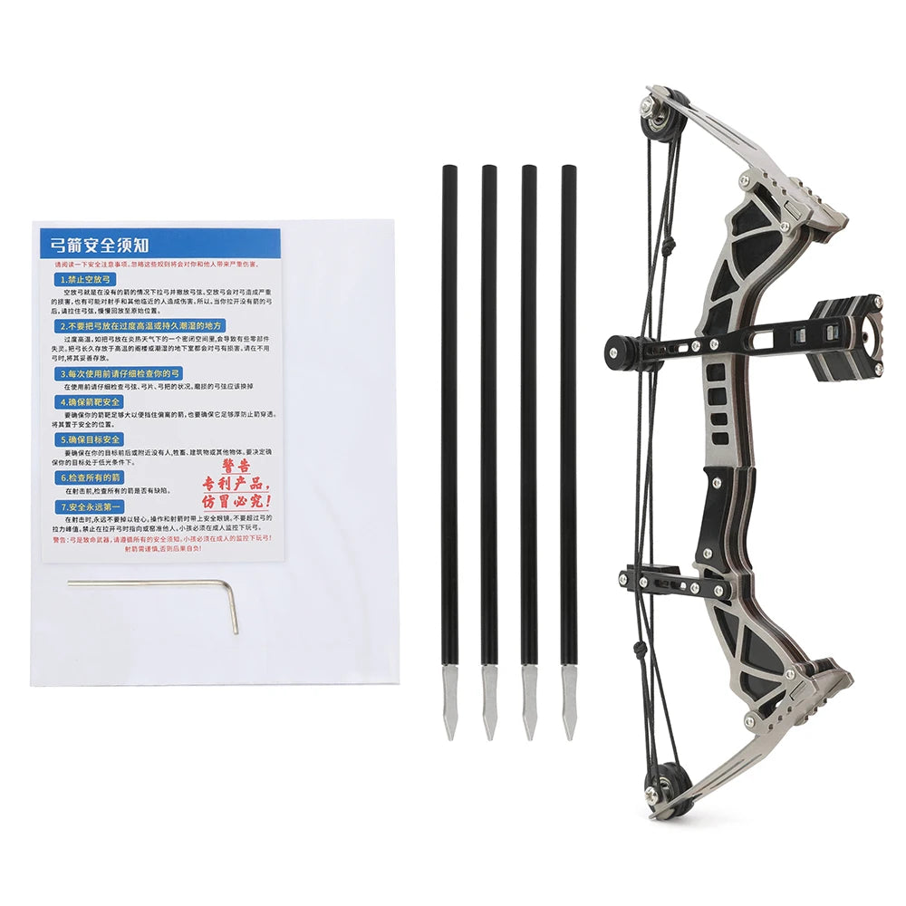 Archery Compound Bow 10lbs/12lbs/16lbs/15-32lbs High-Elastic Steel Limbs Suitable Beginners Target Shooting Outdoor Practice
