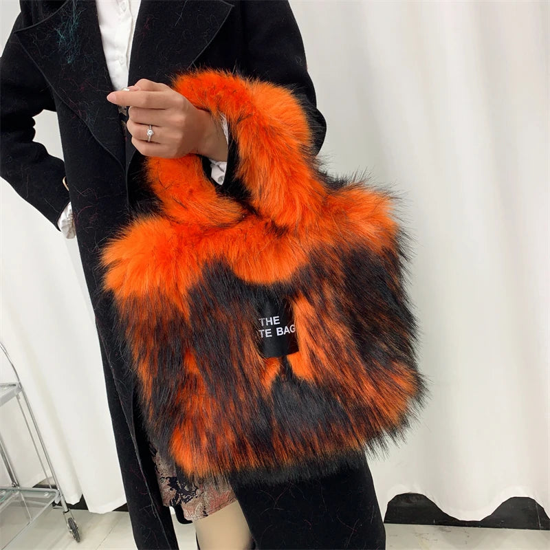 Large The Tote Bags for Women Winter Fashion New Shoulder Messenger Bag Female Designer Brand Sling Cross Handbags High Quality