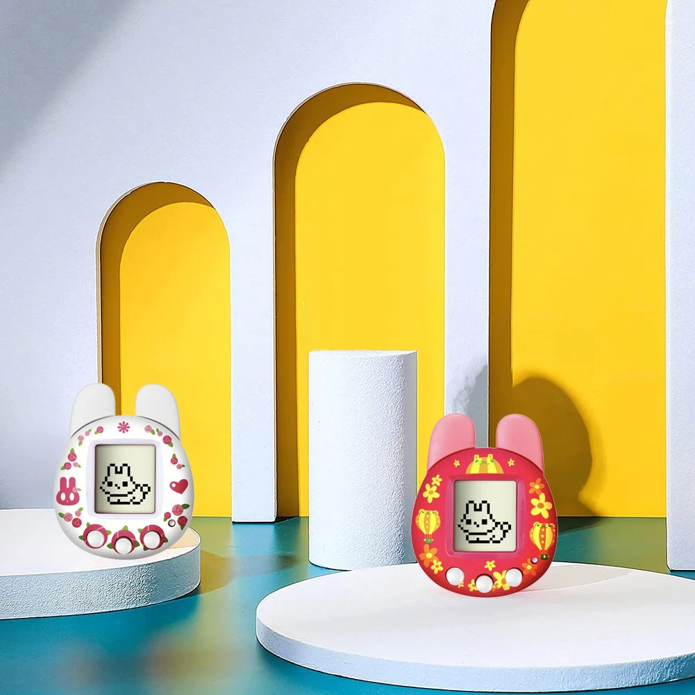 FRIHA-Handheld Retro Virtual Pet Machine Game Console Electronic Digital Pet  For Kids Children