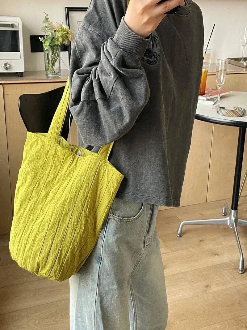 Casual Fashion Bag for Women Shopper Handbags Environmental Storage Reusable Shoulder Tote Bag School Bags Girl Designer Bag