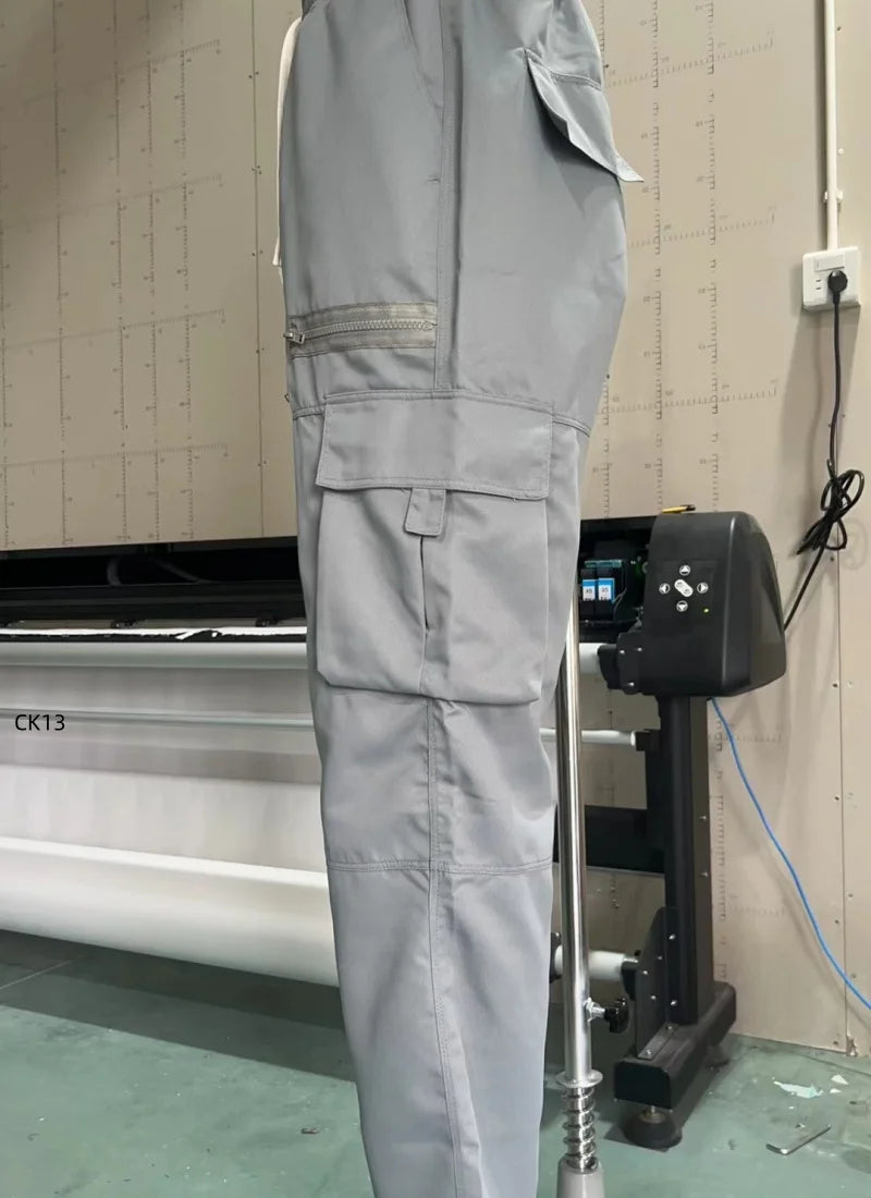 Men's workwear pants, summer and spring cotton workwear, new casual hiking and jogging pants, sports pants, men's autumn pants
