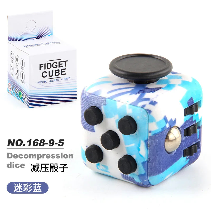 Fidget Toys Decompression Dice for Autism Adhd Anxiety Relieve Adult Kids Stress Relief Anti-Stress Fingertip Toys