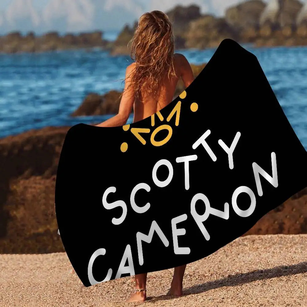 S-Scotty C-Camerons Bath Towel Microfiber Soft Water Absorbing Breathable For Girl Kids Decorative Cartoon Beach Towel