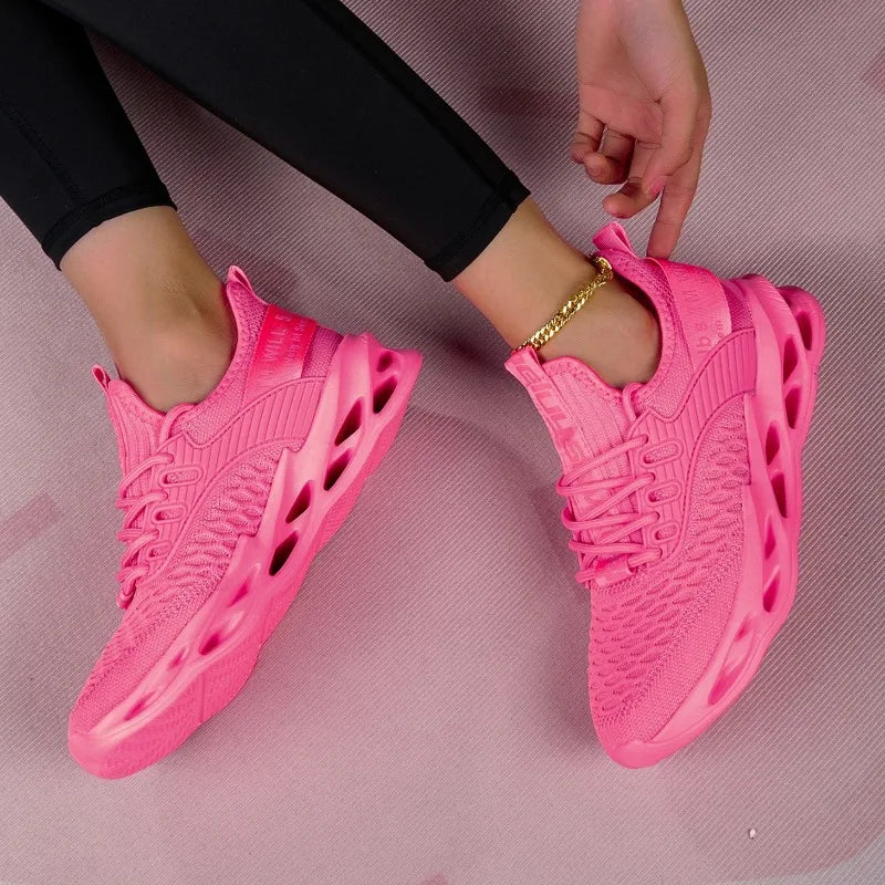 YRZL Women Sport Shoes Running Sneakers Breathable Comfortable Trainers High Quality Shoes Men Lightweight Sneakers for Women