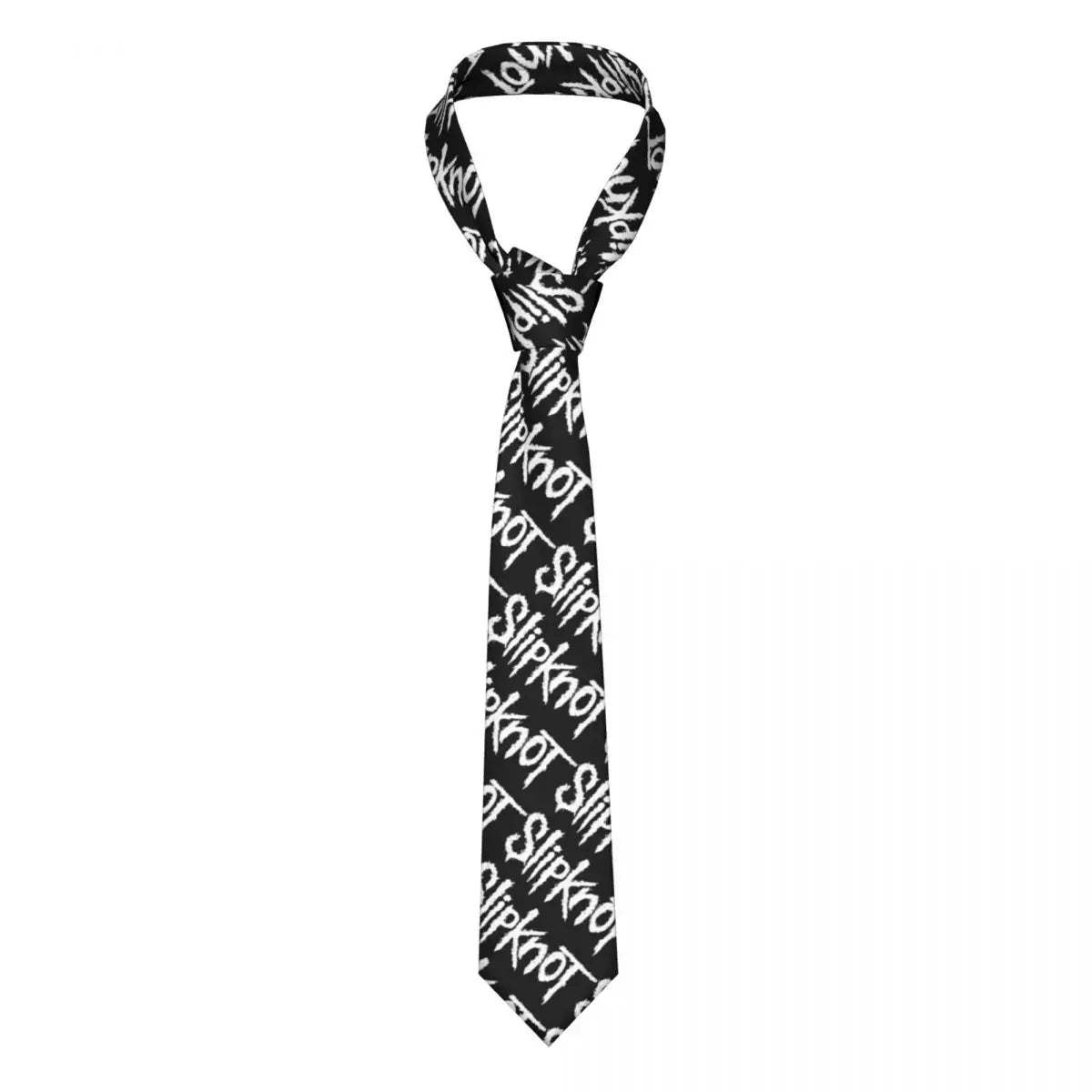 Slipknots Neckties Men's Customized Silk Heavy Metal Rock Music Gift Neck Tie for Office