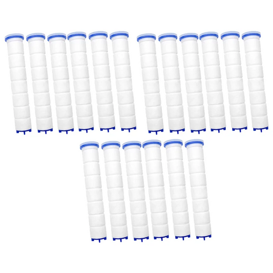 AA81-18 Pcs Of High Pressure Hand-Held Water Shower Filter Bathroom Bath Shower Filter Core Water Purification