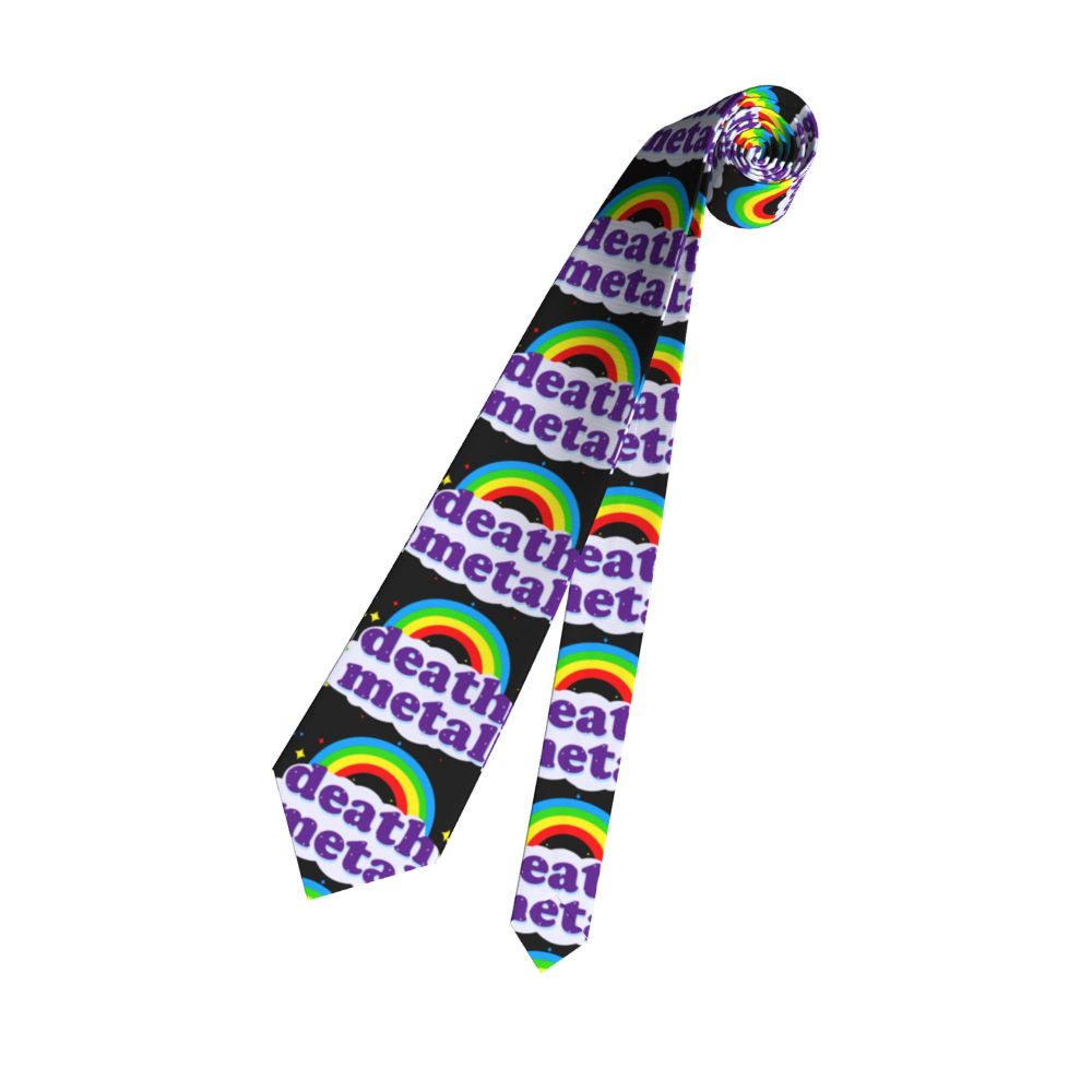 Slipknots Neckties Men's Customized Silk Heavy Metal Rock Music Gift Neck Tie for Office